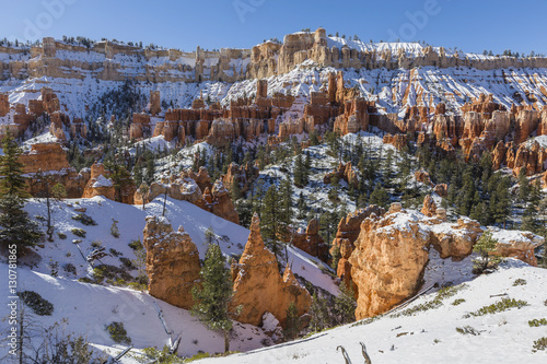 Snow in Bryce Canyon Nation...