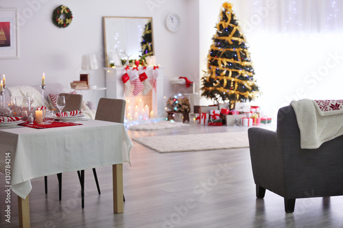 Table served for Christmas ...
