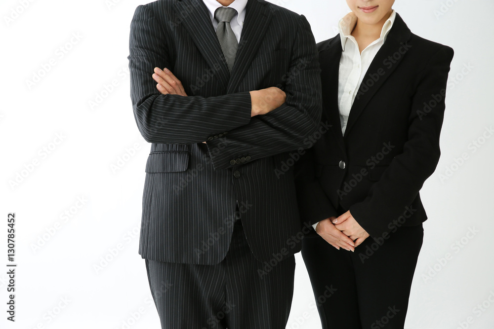 スーツ姿の男女 スーツ姿の男女