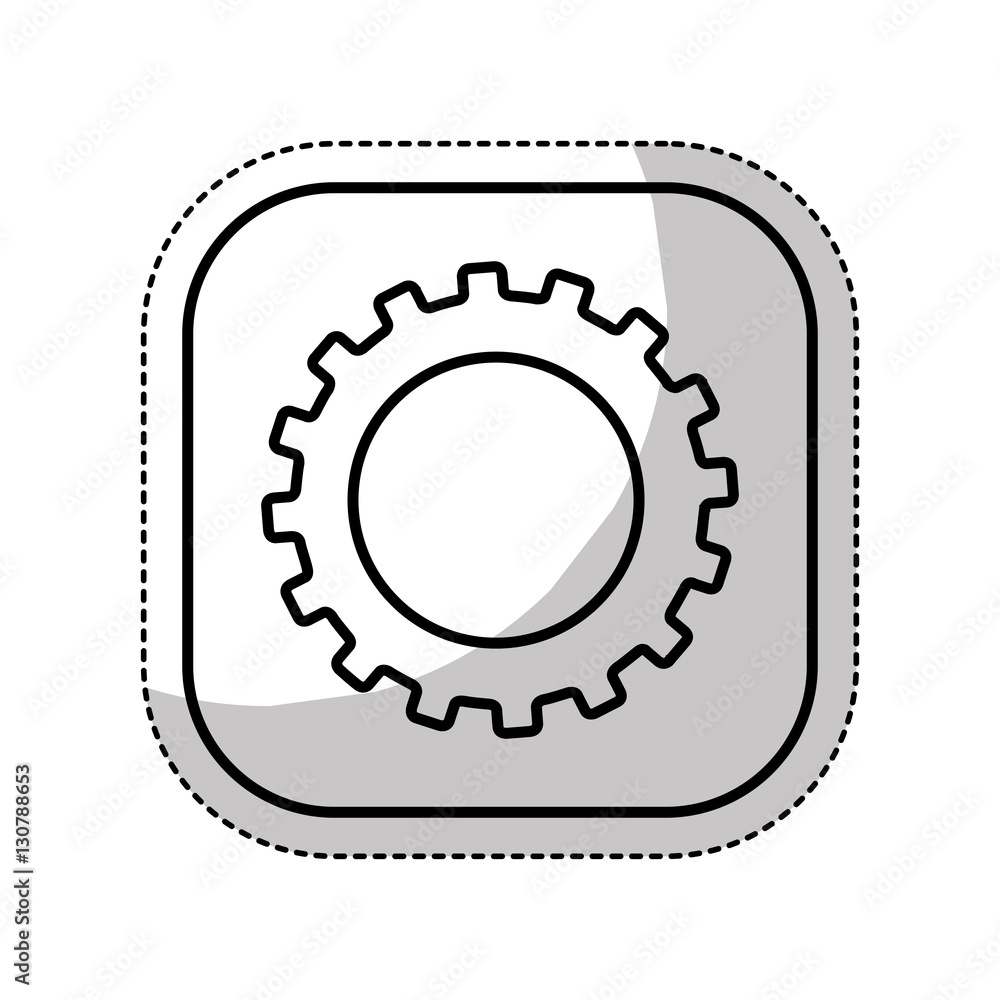 gears machine isolated icon vector illustration design
