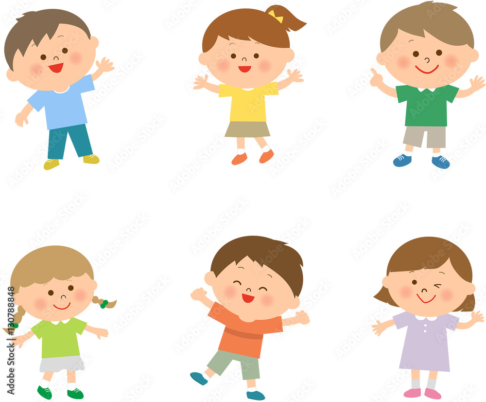 子供たち 6人セット 子供たち 6人セット