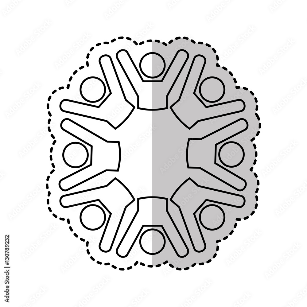 teamwork businessmen silhouette icon vector illustration design teamwork businessmen silhouette icon vector illustration design