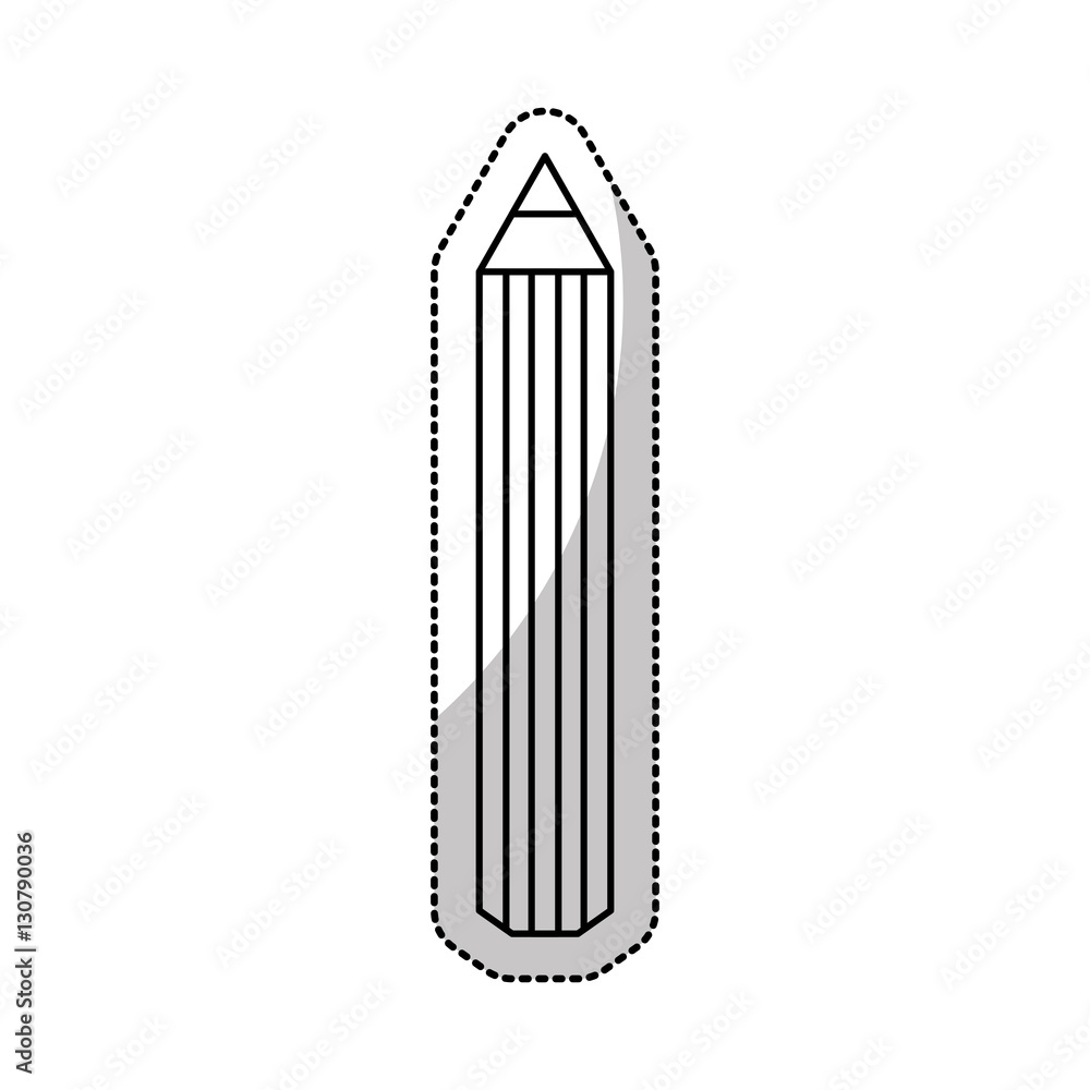 pencil school supply icon vector illustration design pencil school supply icon vector illustration design