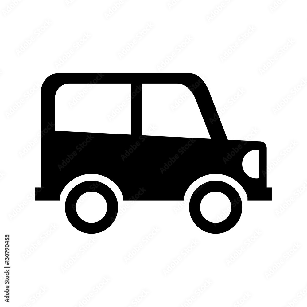 car drawing isolated icon vector illustration design