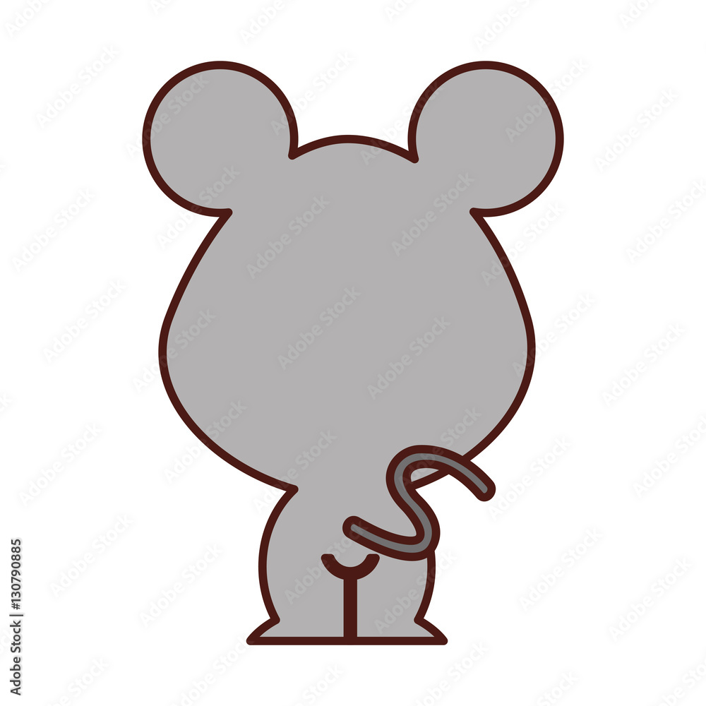 cute mouse tender character vector illustration design cute mouse tender character vector illustration design