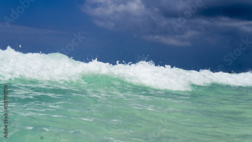 Breaking Caribbean Wave Closeup  © Christopher