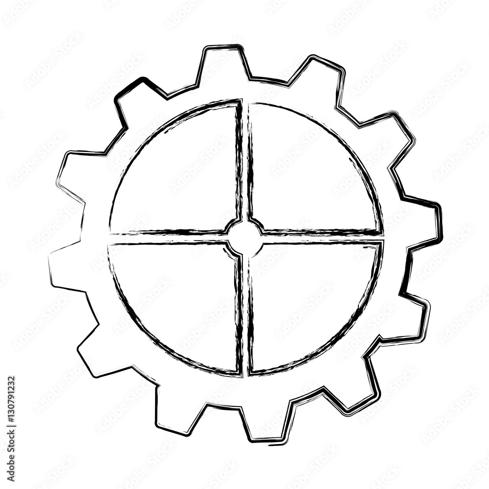 gears machine isolated icon vector illustration design gears machine isolated icon vector illustration design