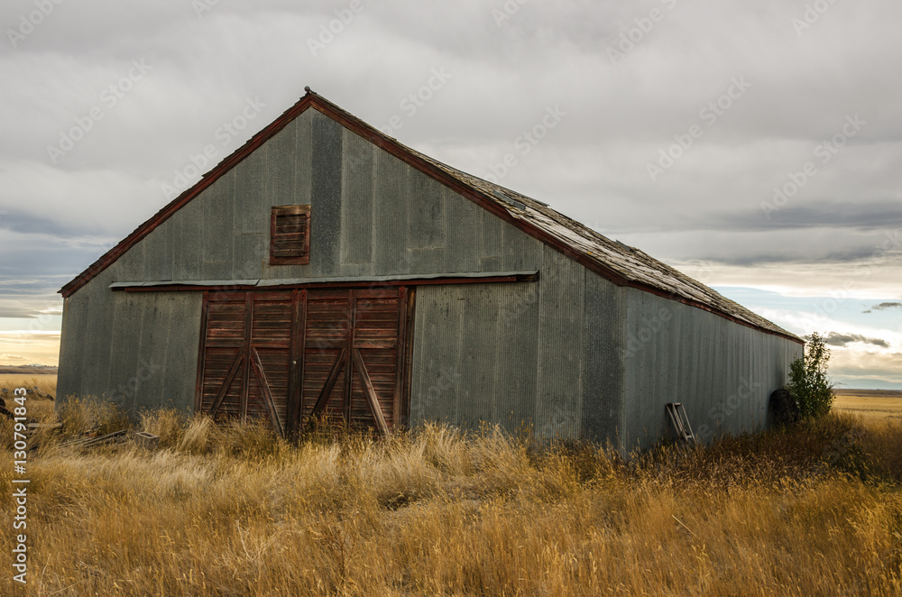 Barn with Metal Siding