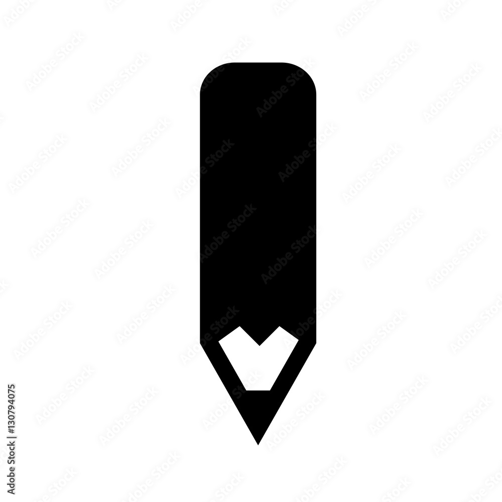 Pencil icon illustration design Pencil icon illustration design