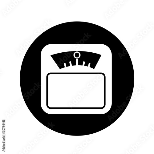 Weight Scale Icon illustration design