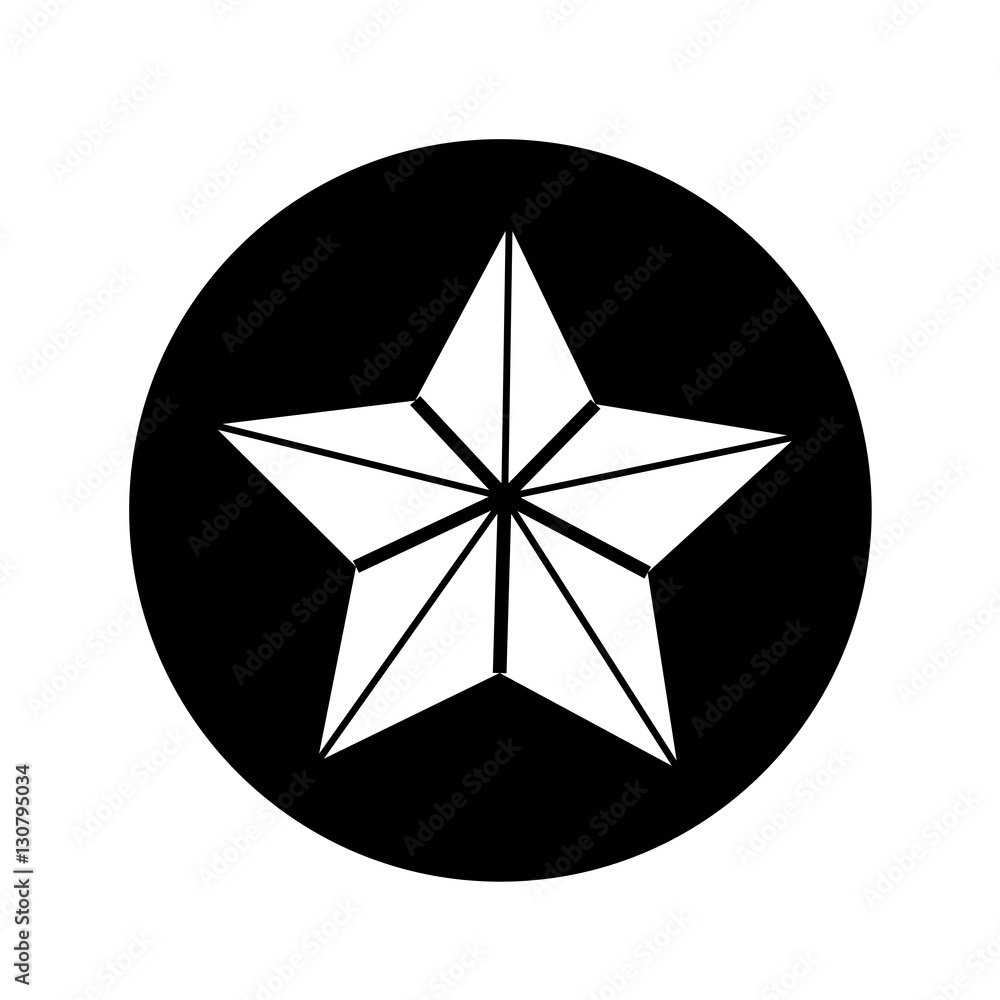 Obraz premium star icon illustration design