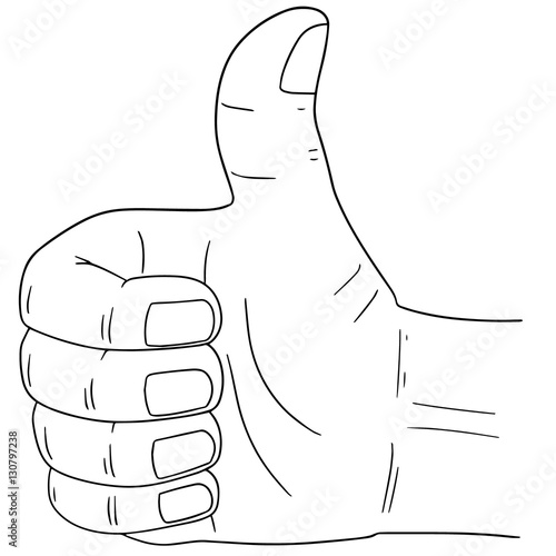vector set of cartoon hand