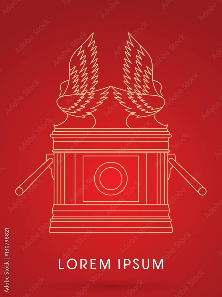 Ark of the Covenant graphic vector. Stock Vector | Adobe Stock