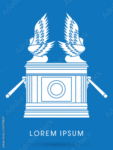 Ark of the Covenant graphic vector.