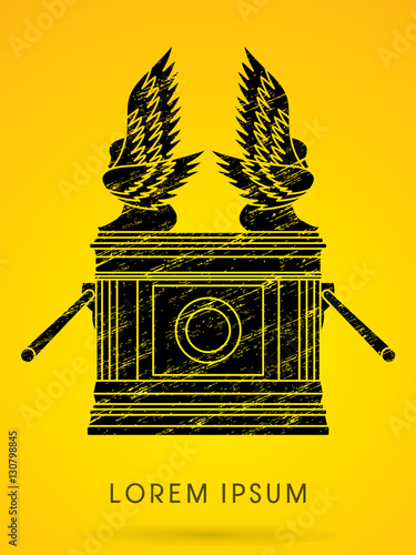 Ark of the Covenant graphic vector.