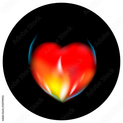 Flame heart