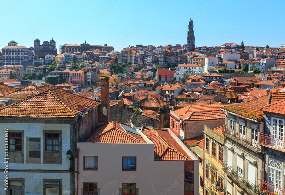 Porto city top view (Potugal).