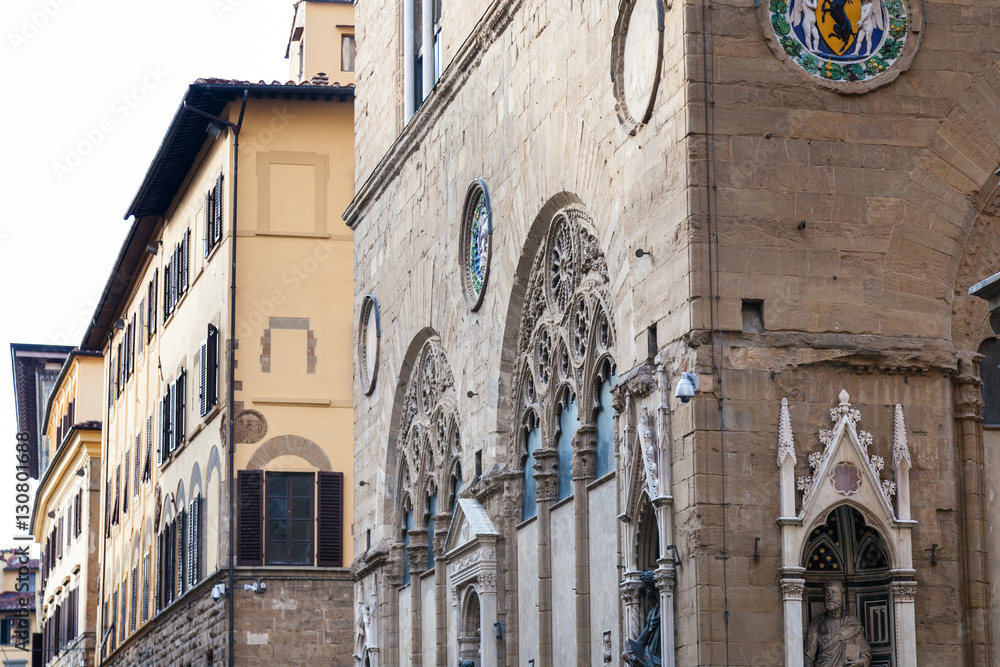 Orsanmichele church on street of Florence
