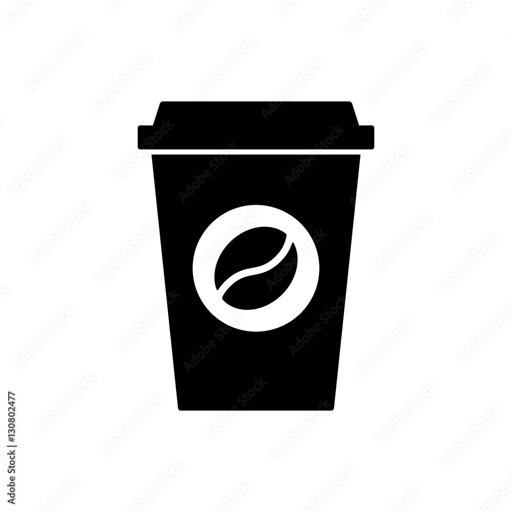 Coffee cup icon. Black icon isolated on white background. Coffee cup silhouette. Simple icon. Web site page and mobile app design vector element. Coffee cup icon. Black icon isolated on white background. Coffee cup silhouette. Simple icon. Web site page and mobile app design vector element.
