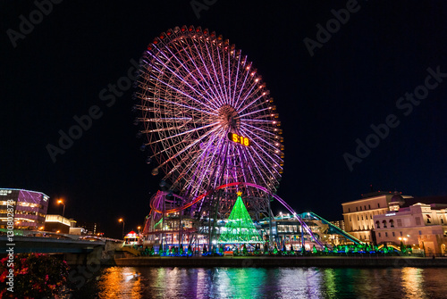 Night scene in Yokohama