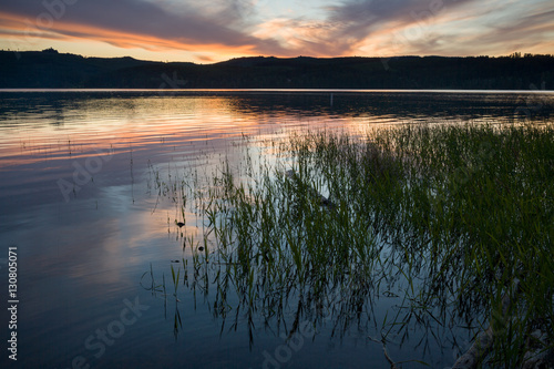 Sunset at Cottage Grove Lake, OR, USA