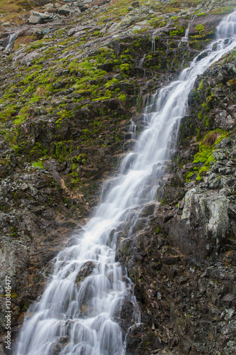 Waterfall in Tatra mountains. Morskie oko.