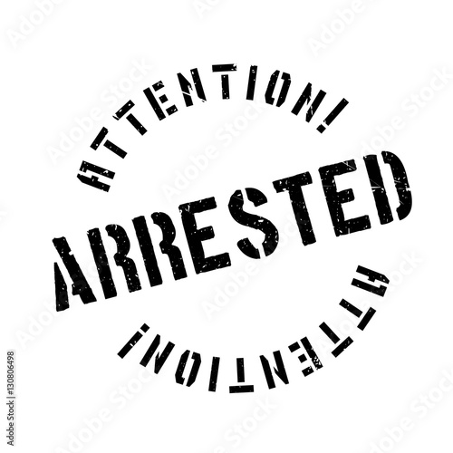 Arrested rubber stamp