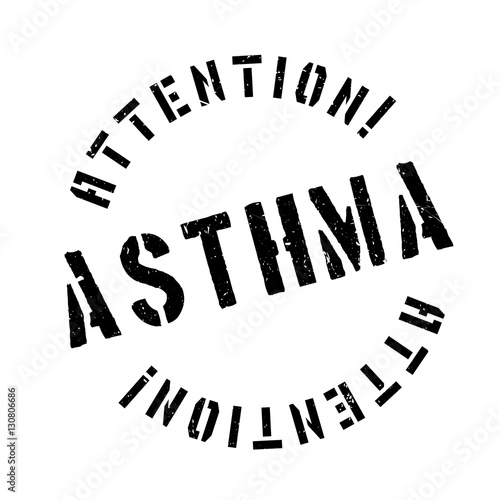 Asthma rubber stamp