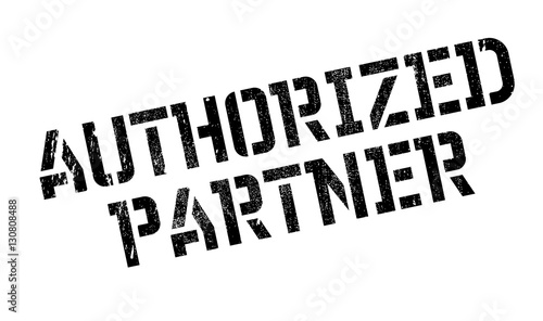 Authorized Partner rubber stamp