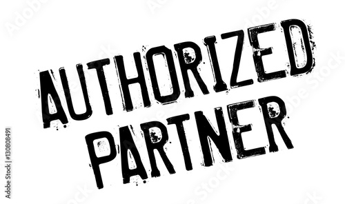 Authorized Partner rubber stamp