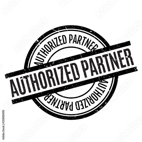 Authorized Partner rubber stamp