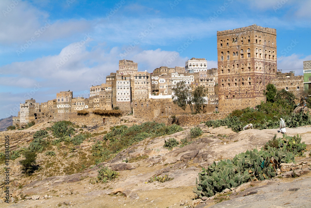 The village of Al Hajjarah on Haraz mountains