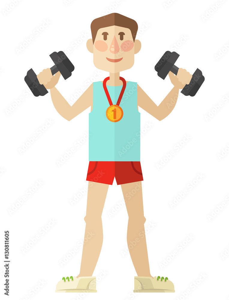 Healthy lifestyle. Vector wellness concept Healthy lifestyle. Vector wellness concept