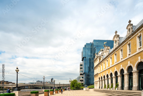 LONDON, UNITED KINGDOM - June 21, 2016. Beautiful street view of