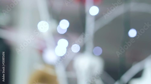 Wallpaper Mural Background of garland twinkling indoor. Slowly Torontodigital.ca