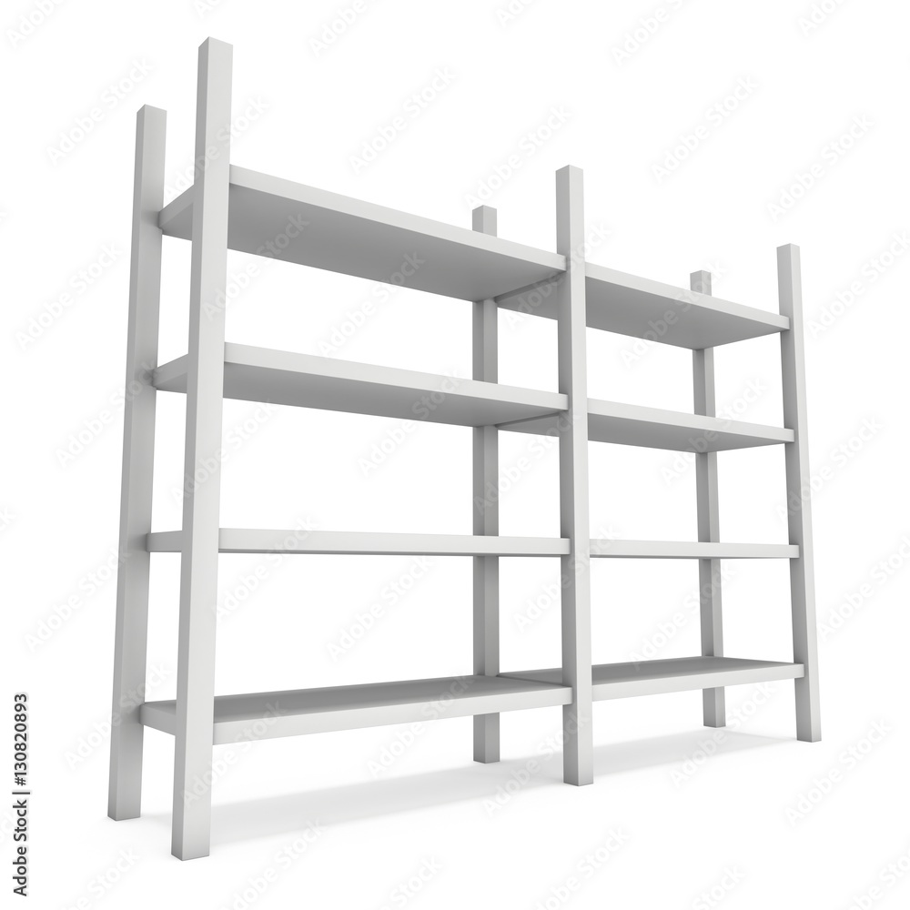 Product display rack. 3D render isolated on white. Platform or Stand Illustration. Template for Object Presentation. Product display rack. 3D render isolated on white. Platform or Stand Illustration. Template for Object Presentation.