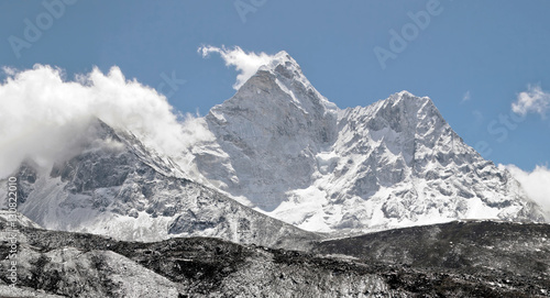 Panoramic view of the peak Ama Dablam - Everest region, Nepal? Himalayas photo