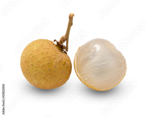 Longan ,Asian fruit isolated on white background photo