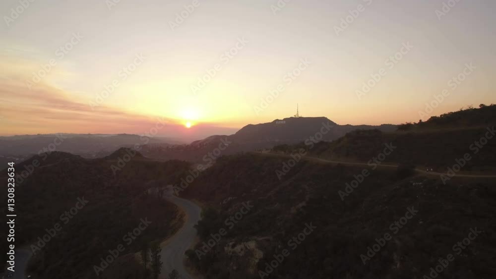 Hollywood Hills Sunset Aerial 09 Hollywood Hills Sunset Aerial 09