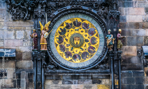 Photography prague old clock