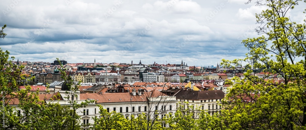 Prague roof tops