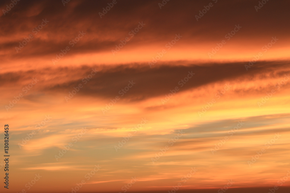 abstract landscape beautiful sky in sunset use for background
