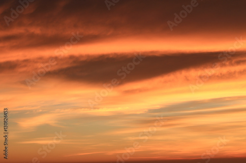 abstract landscape beautiful sky in sunset use for background © topgunza