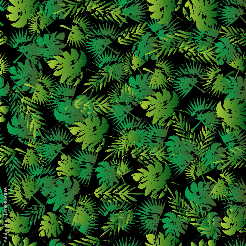 Abstract seamless pattern for girl and boy. Creative vector background, colorful wallpaper with green branches ferns, tropical plants. Print summer exotic jungle plant palm leaves. Abstract seamless pattern for girl and boy. Creative vector background, colorful wallpaper with green branches ferns, tropical plants. Print summer exotic jungle plant palm leaves.