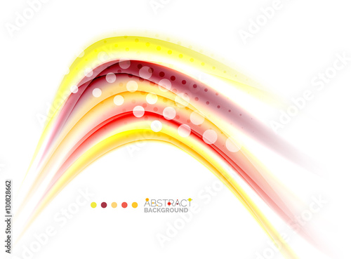 Abstract wave template