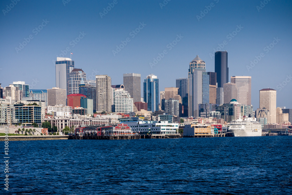 Skyline of Seattle, WA, USA
