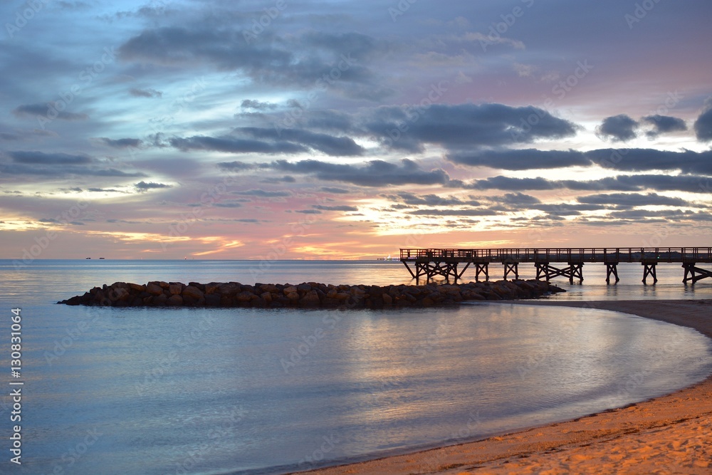 daybreak at yorktown beach daybreak at yorktown beach