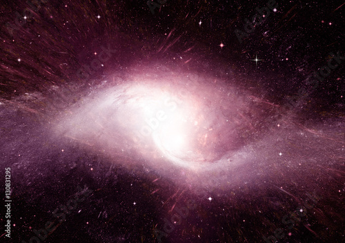 Fototapeta Naklejka Na Ścianę i Meble -  Stars, dust and gas nebula in a far galaxy
