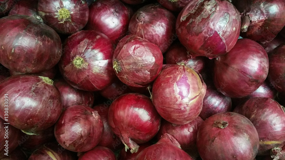 Purple onions photo Purple onions photo