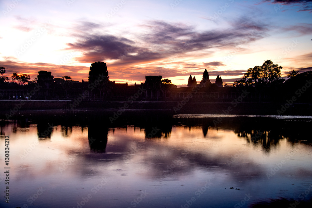 Angkor. Sunrise. Cambodia